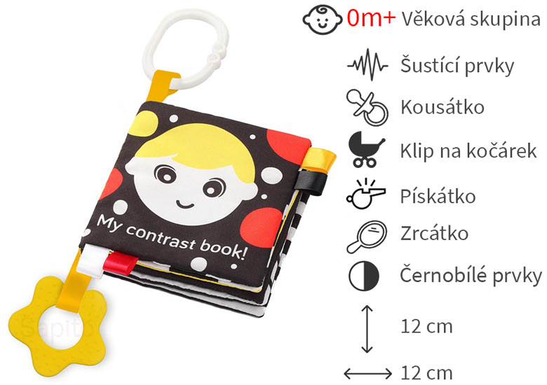 černobílé hračky