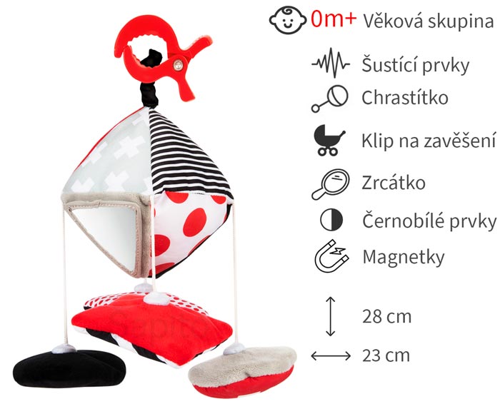 hračka na kočárek