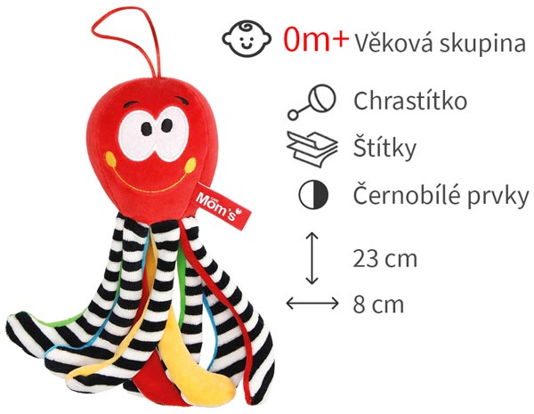 černobílé hračky