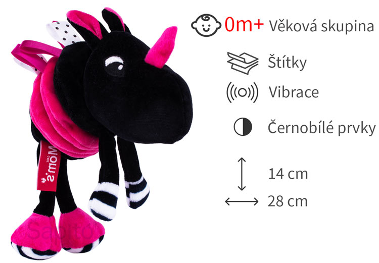 černobílé hračky