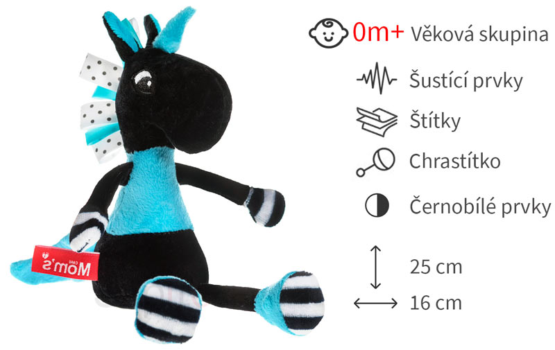 černobílé hračky