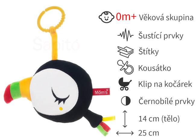 hračky na kočárek